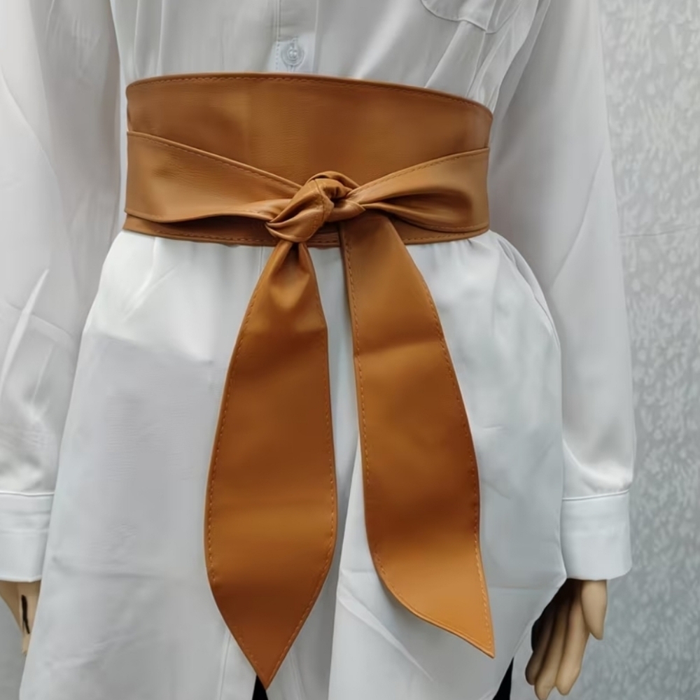 Boho Waistband/ Wide Bowknot Belt
